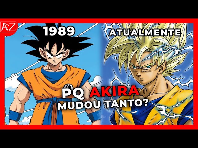 POR QUE O TRAÇO DE TORIYAMA MUDOU TANTO EM DRAGON BALL? PIOROU OU